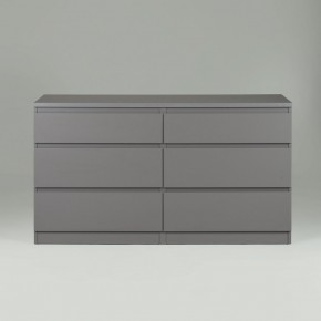2.03.02.080.4 КАСТОР комод 6 ящиков RU серый в Тарко-Сале - tarko-sale.ok-mebel.com | фото 2