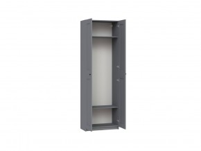 2.06.01.040.4 МАКС шкаф 2 двери 75х38х233 серый RU в Тарко-Сале - tarko-sale.ok-mebel.com | фото
