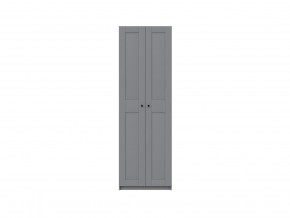 2.06.01.040.4 МАКС шкаф 2 двери 75х38х233 серый RU в Тарко-Сале - tarko-sale.ok-mebel.com | фото 3