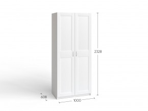2.06.01.050.4 МАКС шкаф 2 двери 100х61х233 серый RU в Тарко-Сале - tarko-sale.ok-mebel.com | фото 4