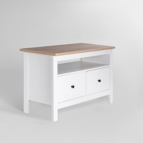 2.08.03.080.14 САГА тумба 2 ящика белая/ясень RU в Тарко-Сале - tarko-sale.ok-mebel.com | фото