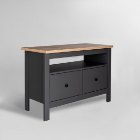 2.08.03.080.15 САГА тумба 2 ящика серая/ясень RU в Тарко-Сале - tarko-sale.ok-mebel.com | фото