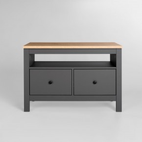 2.08.03.080.15 САГА тумба 2 ящика серая/ясень RU в Тарко-Сале - tarko-sale.ok-mebel.com | фото 2