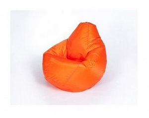Кресло-мешок Груша среднее оранжевое в Тарко-Сале - tarko-sale.ok-mebel.com | фото 1