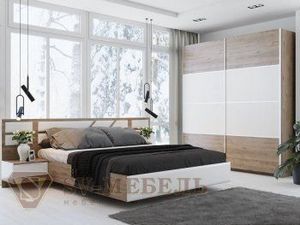 Спальный гарнитур Лагуна 8 + Шкаф-купе №23 в Тарко-Сале - tarko-sale.ok-mebel.com | фото 1