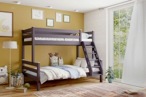 АДЕЛЬ Кровать двухъярусная с наклонной лестницей (лаванда) в Тарко-Сале - tarko-sale.ok-mebel.com | фото