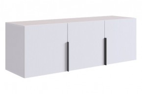 БАСКО Антресоль трехдверная L1200 (белое дерево) в Тарко-Сале - tarko-sale.ok-mebel.com | фото