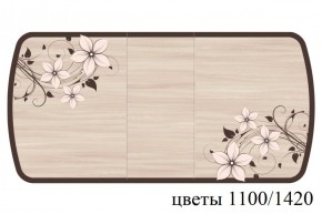БОСТОН - 3 Стол раздвижной 1100/1420 опоры Триумф в Тарко-Сале - tarko-sale.ok-mebel.com | фото 68