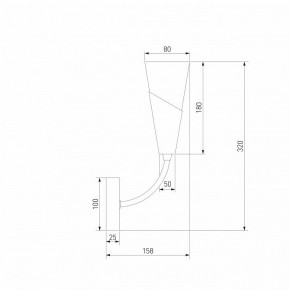 Бра Eurosvet Rhyton 60167/1 латунь в Тарко-Сале - tarko-sale.ok-mebel.com | фото 5