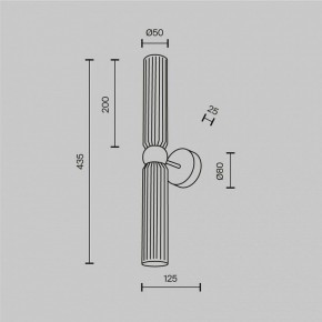 Бра Maytoni Antic MOD302WL-02CG1 в Тарко-Сале - tarko-sale.ok-mebel.com | фото 3