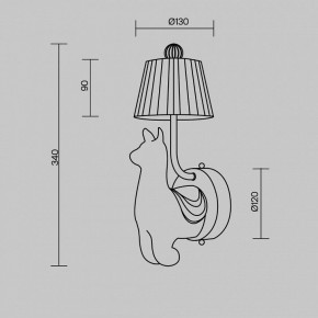 Бра Maytoni Senor Alpaca MOD377WL-L6W3K в Тарко-Сале - tarko-sale.ok-mebel.com | фото 9