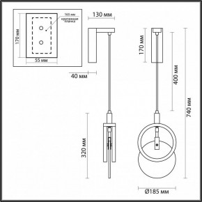 Бра Odeon Light Mercury 5422/17WL в Тарко-Сале - tarko-sale.ok-mebel.com | фото 5