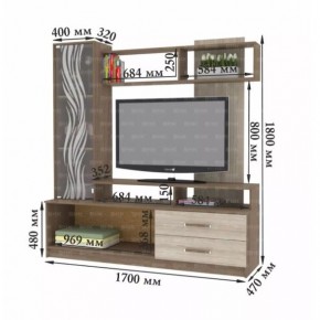 ДАРЬЯ Гостиная (Крафт серый/Крафт белый) в Тарко-Сале - tarko-sale.ok-mebel.com | фото 8