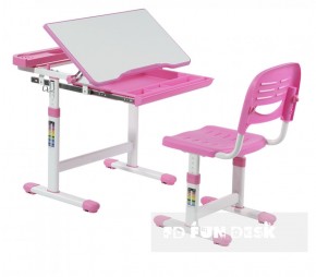 Комплект парта + стул трансформеры Cantare Pink в Тарко-Сале - tarko-sale.ok-mebel.com | фото