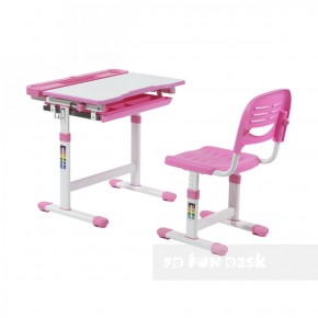 Комплект парта + стул трансформеры Cantare Pink в Тарко-Сале - tarko-sale.ok-mebel.com | фото 2