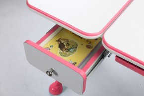 Парта-трансофрмер Amare Pink с выдвижным ящиком в Тарко-Сале - tarko-sale.ok-mebel.com | фото 5