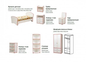Набор мебели для детской Юниор-10 (с кроватью 800*1600) ЛДСП в Тарко-Сале - tarko-sale.ok-mebel.com | фото 2