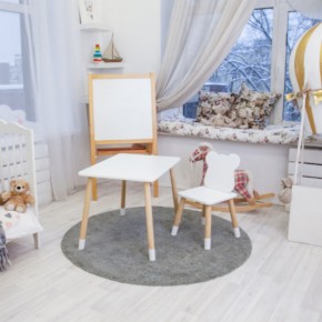 Детский комплект стол и стул «Мишка» Rolti Baby (белый/береза, массив березы/мдф) в Тарко-Сале - tarko-sale.ok-mebel.com | фото 3