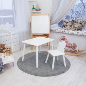 Детский комплект стол и стул «Облачко» Rolti Baby (белый/белый, массив березы/мдф) в Тарко-Сале - tarko-sale.ok-mebel.com | фото 2