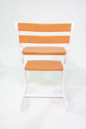 Детский растущий стул Конёк Горбунёк Комфорт ( Бело-оранжевый) в Тарко-Сале - tarko-sale.ok-mebel.com | фото 5