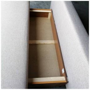 Диван-кровать Комфорт без подлокотников BALTIC AZURE (2 подушки) в Тарко-Сале - tarko-sale.ok-mebel.com | фото 6