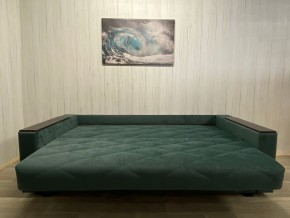 Диван Престиж-15 (НПБ+МДФ) велюр Sensey bottle green в Тарко-Сале - tarko-sale.ok-mebel.com | фото 4