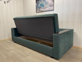 Диван Престиж-15 (НПБ+МДФ) велюр Sensey bottle green в Тарко-Сале - tarko-sale.ok-mebel.com | фото 5