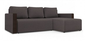 Диван угловой Алиса 3 Bahama GREY - Teos Dark Brown в Тарко-Сале - tarko-sale.ok-mebel.com | фото