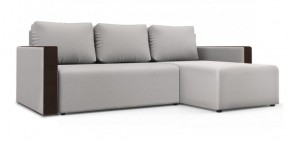 Диван угловой Алиса 3 Bahama WHITE - Teos Dark Brown в Тарко-Сале - tarko-sale.ok-mebel.com | фото
