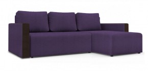 Диван угловой Алиса 3 Vital VIOLET - Teos Dark Brown в Тарко-Сале - tarko-sale.ok-mebel.com | фото
