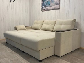 Диван угловой Комфорт-3 (НПБ+МДФ) велюр Luma 01 в Тарко-Сале - tarko-sale.ok-mebel.com | фото 4