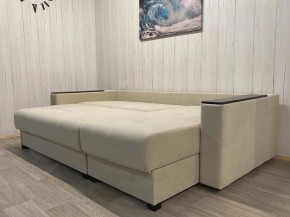 Диван угловой Комфорт-3 (НПБ+МДФ) велюр Luma 01 в Тарко-Сале - tarko-sale.ok-mebel.com | фото 5