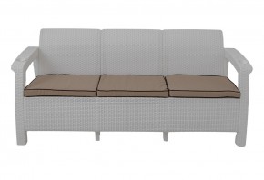 Диван Yalta Premium Sofa 3 Set (Ялта) белый (+подушки под спину) в Тарко-Сале - tarko-sale.ok-mebel.com | фото 2