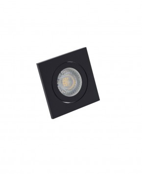 DK2016-BK Встраиваемый светильник, IP 20, 50 Вт, GU10, черный, алюминий в Тарко-Сале - tarko-sale.ok-mebel.com | фото