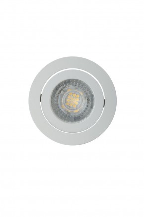 DK2017-WH Встраиваемый светильник, IP 20, 50 Вт, GU10, белый, алюминий в Тарко-Сале - tarko-sale.ok-mebel.com | фото