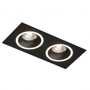 DK2062-BK Встраиваемый светильник, IP 20, до 15 Вт, GU10, LED, черный, алюминий в Тарко-Сале - tarko-sale.ok-mebel.com | фото
