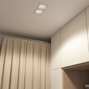 DK2062-WH Встраиваемый светильник, IP 20, до 15 Вт, GU10, LED, белый, алюминий в Тарко-Сале - tarko-sale.ok-mebel.com | фото 4