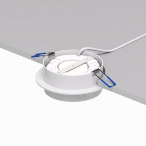 DK2090-WH Встраиваемый светильник FLAT, IP 20, до 15 Вт, GX53, LED, белый, алюминий в Тарко-Сале - tarko-sale.ok-mebel.com | фото 3