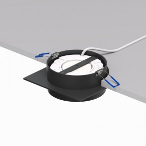 DK2091-BK Встраиваемый светильник FLAT, IP 20, до 15 Вт, GX53, LED, черный, алюминий в Тарко-Сале - tarko-sale.ok-mebel.com | фото 4