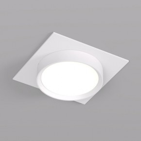 DK2091-WH Встраиваемый светильник FLAT, IP 20, до 15 Вт, GX53, LED, белый, алюминий в Тарко-Сале - tarko-sale.ok-mebel.com | фото