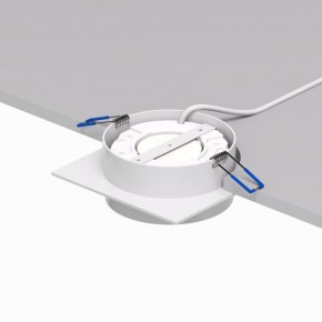 DK2091-WH Встраиваемый светильник FLAT, IP 20, до 15 Вт, GX53, LED, белый, алюминий в Тарко-Сале - tarko-sale.ok-mebel.com | фото 4