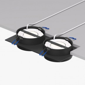 DK2092-BK Встраиваемый светильник FLAT, IP 20, до 15 Вт, GX53, LED, черный, алюминий в Тарко-Сале - tarko-sale.ok-mebel.com | фото 2