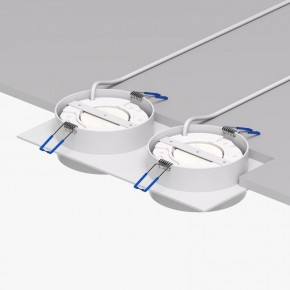 DK2092-WH Встраиваемый светильник FLAT, IP 20, до 15 Вт, GX53, LED, белый, алюминий в Тарко-Сале - tarko-sale.ok-mebel.com | фото 4