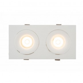 DK2122-WH Встраиваемый светильник, IP 20, 50 Вт, GU10, белый, алюминий в Тарко-Сале - tarko-sale.ok-mebel.com | фото