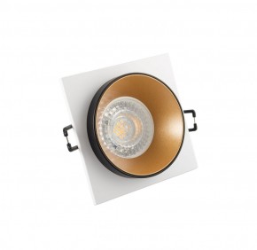 DK2402-GD Встраиваемый светильник, IP 20, 50 Вт, GU10, черный/золотой, алюминий в Тарко-Сале - tarko-sale.ok-mebel.com | фото