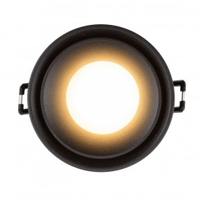 DK2403-BK Встраиваемый светильник влагозащ., IP 44, 10 Вт, GU10, черный, алюминий в Тарко-Сале - tarko-sale.ok-mebel.com | фото 3