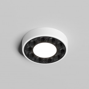 DK2440-WB Встраиваемый светильник DUAL 5+5 Вт, LED 4000K, IP 20, d90mm, белый/черный, алюминий/акрил в Тарко-Сале - tarko-sale.ok-mebel.com | фото 2