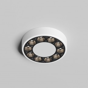 DK2440-WB Встраиваемый светильник DUAL 5+5 Вт, LED 4000K, IP 20, d90mm, белый/черный, алюминий/акрил в Тарко-Сале - tarko-sale.ok-mebel.com | фото 3