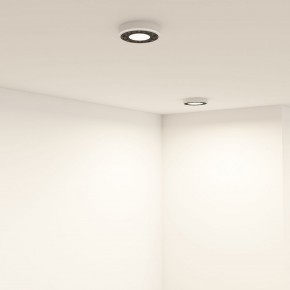 DK2440-WB Встраиваемый светильник DUAL 5+5 Вт, LED 4000K, IP 20, d90mm, белый/черный, алюминий/акрил в Тарко-Сале - tarko-sale.ok-mebel.com | фото 6