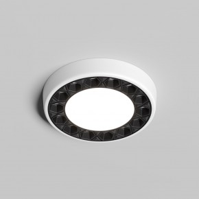 DK2441-WB Встраиваемый светильник DUAL 9+9 Вт, LED 4000K, IP 20, d120mm, белый/черный, алюминий/акрил в Тарко-Сале - tarko-sale.ok-mebel.com | фото 2